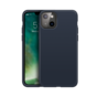 Xqisit Silicone case Anti Bac PC en siliconen hoesje geschikt voor iPhone 13 - blauw