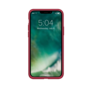 Xqisit Silicone case Anti Bac PC en siliconen hoesje geschikt voor iPhone 13 Pro - rood