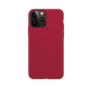 Xqisit Silicone case Anti Bac PC en siliconen hoesje voor iPhone 13 Pro - rood