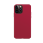 Xqisit Silicone case Anti Bac PC en siliconen hoesje geschikt voor iPhone 13 Pro - rood
