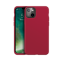Xqisit Silicone case Anti Bac PC en siliconen hoesje geschikt voor iPhone 13 - rood