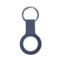Xqisit Silicone Keyring siliconen hoesje voor Apple AirTag - blauw