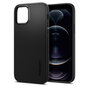 Spigen Thin Fit dun polycarbonaat hoesje voor iPhone 12 en iPhone 12 Pro - zwart