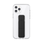 CLCKR Gripcase Clear PU en TPU hoesje voor iPhone 12 Pro Max - zwart