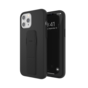 CLCKR Gripcase Minimal PU en TPU hoesje voor iPhone 12 Pro Max - zwart