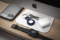 Laut Huex siliconen hoesje geschikt voor Apple AirTag - blauw
