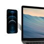 Magnetische Telefoonhouder van Aluminium voor Laptop en MacBook - Zilverkleur