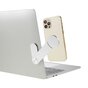 Magnetische Telefoonhouder van Aluminium voor Laptop en MacBook - Zilverkleur