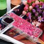 Glitter TPU hoesje voor iPhone 14 - transparant roze
