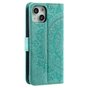 Mandala Wallet TPU hoesje voor iPhone 14 - groen