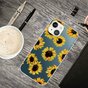 Sunflower TPU hoesje met zonnebloemen voor iPhone 14 - transparant en geel