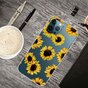 Sunflower TPU hoesje met zonnebloemen voor iPhone 14 Pro - transparant en geel