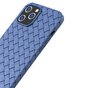 Woven TPU hoesje voor iPhone 14 Plus - blauw