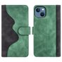 Bookcase Wallet kunstleer hoesje voor iPhone 14 Plus - groen