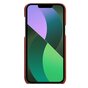 Duo Cardslot Wallet kunstleer hoesje geschikt voor iPhone 14 Plus - rood