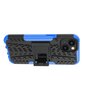 Shockproof Kickstand anti-slip kunststof en TPU hoesje voor iPhone 14 - blauw