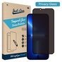 Just in Case Privacy Tempered Glass voor iPhone 13 Pro Max - gehard glas