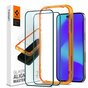 Spigen AlignMaster Full Cover Glass 2 pack geschikt voor iPhone 14 Pro - gehard glas