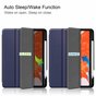 Just in Case Trifold Case With Pen Slot hoes geschikt voor iPad Pro 12.9 inch 2020 - blauw