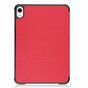 Just in Case Trifold Case hoes geschikt voor iPad mini 6 (2021) &amp; iPad mini 7 (2024) - rood