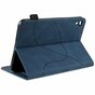 Just in Case Business Book Case hoes geschikt voor iPad mini 6 (2021) &amp; iPad mini 7 (2024) - blauw