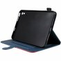 Just in Case Business Book Case hoes geschikt voor iPad mini 6 (2021) &amp; iPad mini 7 (2024) - blauw