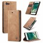 Caseme Retro Wallet Case hoesje voor iPhone 7, 8, SE 2020 en SE 2022 - bruin