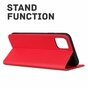 Just in Case Wallet Case hoesje geschikt voor iPhone 12 Pro Max - rood