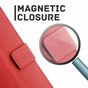Just in Case Wallet Case hoesje geschikt voor iPhone 12 Pro Max - rood