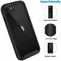 Just in Case 360 Full Cover Defense Case hoesje geschikt voor iPhone SE 2020 en iPhone SE 2022 - zwart