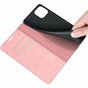 Just in Case Wallet Case Magnetic hoesje voor iPhone 12 en iPhone 12 Pro - roze