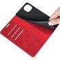 Just in Case Wallet Case Magnetic hoesje geschikt voor iPhone 13 - rood