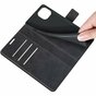 Just in Case TPU Wallet Case Magnetic hoesje voor iPhone 13 mini - zwart