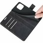 Just in Case TPU Wallet Case Magnetic hoesje geschikt voor iPhone 13 Pro - zwart