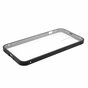 Just in Case Magnetic Metal Tempered Glass Cover hoesje voor iPhone 13 Pro - zwart en transparant