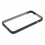Just in Case Magnetic Metal Tempered Glass Cover hoesje geschikt voor iPhone 13 mini - zwart en transparant