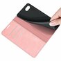 Just in Case Wallet Case Magnetic hoesje voor iPhone 7, 8, SE 2020 en SE 2022 - roze