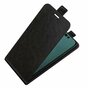 Just in Case Vertical Flip Case hoesje voor iPhone 14 Plus - zwart