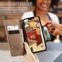 Caseme Retro Wallet Case hoesje geschikt voor iPhone 14 - bruin