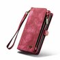 Caseme Vintage Portemonnee hoesje geschikt voor iPhone 14 Plus - rood