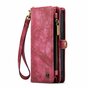 Caseme Vintage Portemonnee hoesje geschikt voor iPhone 14 Pro Max - rood