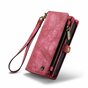 Caseme Vintage Portemonnee hoesje geschikt voor iPhone 14 Pro Max - rood