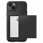 Spigen Slim Armor Cardslot Case hoesje voor iPhone 14 Plus - zwart