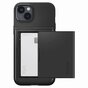 Spigen Slim Armor Cardslot Case hoesje geschikt voor iPhone 14 Plus - zwart