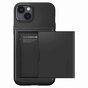 Spigen Slim Armor Cardslot Case hoesje voor iPhone 14 Plus - zwart