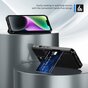 Just in Case Magnetic Card Holder Hybrid Case hoesje geschikt voor iPhone 14 - zwart