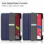 Just in Case Trifold Case With Pen Slot hoes geschikt voor iPad Pro 11 inch (2018 2020 2021 2022) - blauw