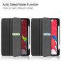 Just in Case Trifold Case With Pen Slot hoes geschikt voor iPad Pro 11 inch (2018 2020 2021 2022) - zwart