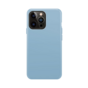 Xqisit NP Silicone Case Anti Bac hoesje geschikt voor iPhone 14 Pro - lichtblauw