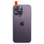 Spigen Glas tR EZ Fit Optik Pro Lens 2 Pack voor iPhone 14 Pro en iPhone 14 Pro Max - zwart